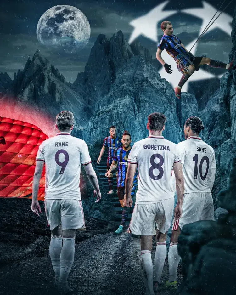 拜仁遭遇马德里竞技，拼尽全力争取胜利